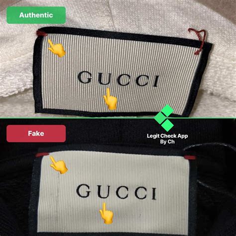 gucci shirt real vs fake|is gucci hoodie real.